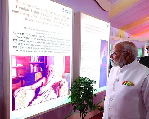 Vande Mataram stanza removal in 1937 fueled divisive mindset: PM