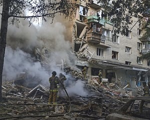 14 killed, over 40 wounded in Kyiv after Russian drone, missile attack