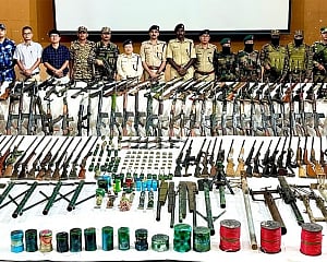 155 Weapons, 1,652 Rounds of Ammunition Seized in Manipur Hill Districts