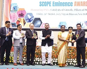 Arvind Kumar honoured with Scope eminence awards