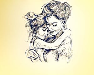 Between giggles and goodbyes