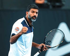 Bopanna, Yuzuki seal place in Japan Open final