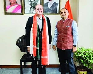 Consul-General Pratik meets DG2CI Chairman