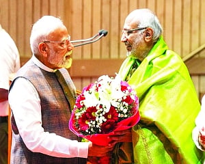 CP Radhakrishnan elected new Vice President of India