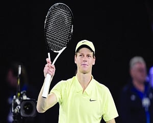 Defending champion Jannik Sinner plays Alexander Zverev in the men’s final