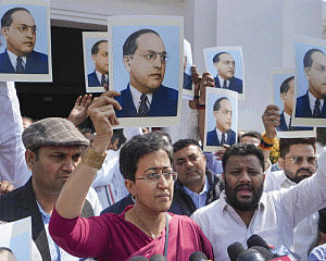 Delhi speaker expels 12 AAP MLAs for day from House for raising slogans during L-G's address