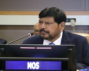 Dr Ambedkar's advocacy resonates far beyond borders of India: MoS Athawale tells UN
