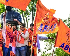 DU returns to its saffron roots; ABVP bags three posts in polls