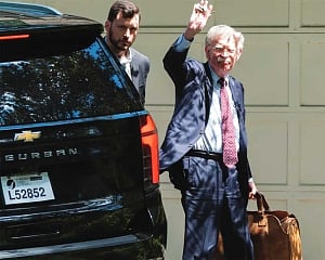 FBI seized documents labelled classified from Bolton’s office