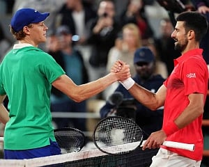 French Open: Sinner beats Djokovic to set up final against defending champion Alcaraz