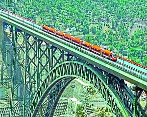 Indian Rail Reaches Kashmir Heights: A Marvel of Indian Engineering