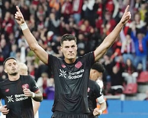 Leverkusen beats 3-1 Eintracht Frankfurt