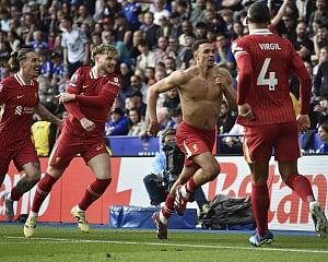 Liverpool needs one more win to secure the Premier League title after beating Leicester 1-0