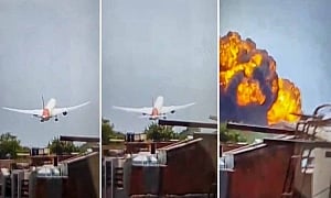 London-bound A-I plane with 242 passengers, crew on board crashes near Ahmedabad airport