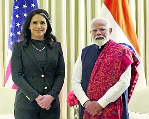Modi, Gabbard talk counter-terrorism