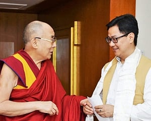 Next Dalai Lama to be decided by established institution and no one else: Rijiju