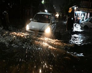 Overnight rain brings Delhi to standstill, several roads unnavigable