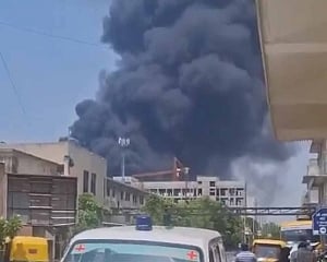 Plane crashes in locality near Ahmedabad airport