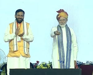 PM flags off Hisar-Ayodhya flight; lays foundation stone for new terminal building of airport