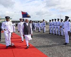 PM Modi arrives in Trinidad and Tobago on two-day visit
