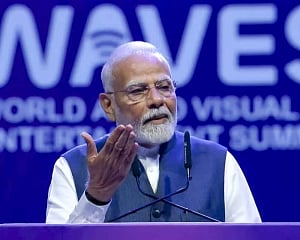 PM Modi at WAVES: Right time for create in India, create for world