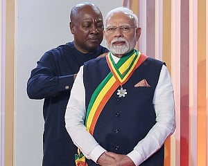 PM Modi conferred Ghana's national honour