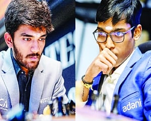 Praaggnandhaa and Gukesh in joint lead at Tata Steel Masters