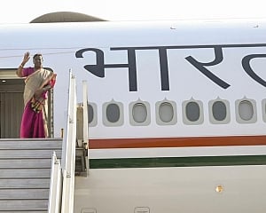 President Murmu arrives in Portugal on first leg of two-nation visit