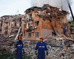 Qatar digs through rubble after strike