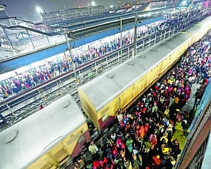 RAIL, ROAD STAMPEDES CRUSH PILGRIMS’ PROGRESS TO KUMBH