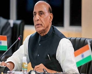Rajnath reviews security situation with CDS, 3 service chiefs