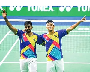 Satwik-Chirag, Lakshya finish runners-up at Hong Kong Open