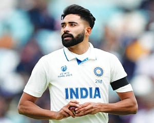 Siraj named ICC Player  of the Month