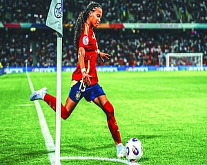 Spain’s Vicky López announces her presence at Euro 2025