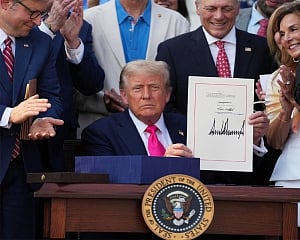 Trump signs his tax, spending cut bill at White House July 4 picnic