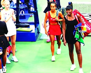 Venus’ US Open ends with a loss in women’s doubles quarterfinals