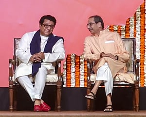 We have come together to stay together: Uddhav at joint rally with Raj Thackeray