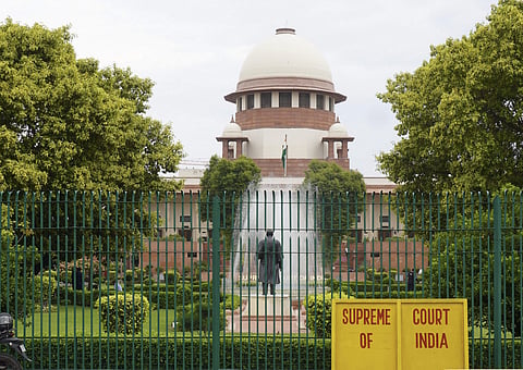 File photo: The Supreme Court of India building in New Delhi, NEW DELHI. (PTI Photo)