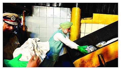 1,700 kg seized narcotics worth `72 crore destroyed