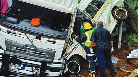 11 dead in minibus, truck collision in South Africa