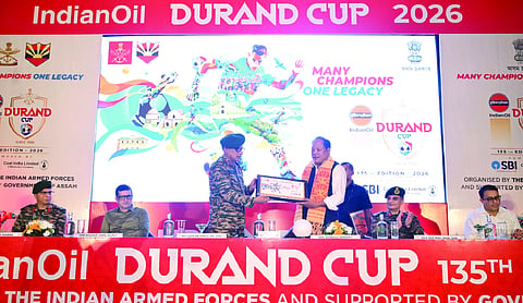 135th IndianOil Durand Cup Trophy Tour reaches Guwahati