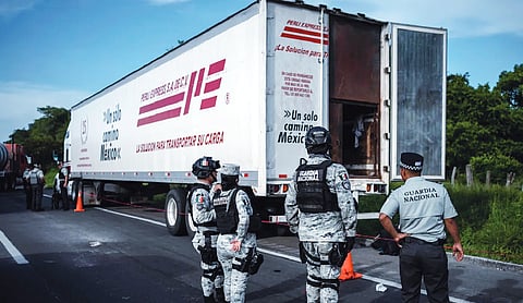 229 migrants calling for help found in back of truck in eastern Mexico