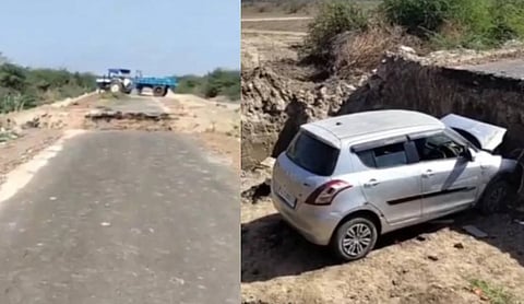 3 Killed after car falls into open excavation pit in Kutch