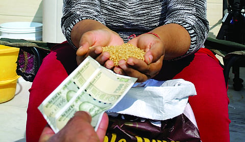 A rupee gained, two rupees lost