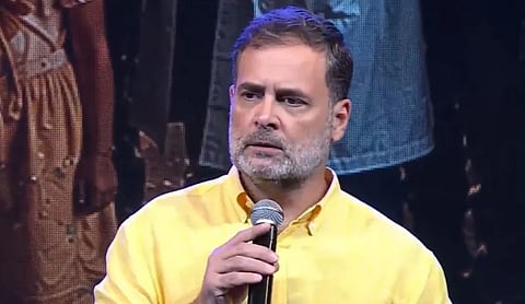 Congress leader Rahul Gandhi at Chhatron Ki Goonj event. Image Source : X/@RAHULGANDHI