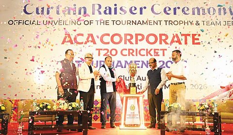 ACA unveils trophy for Corporate Cricket Tournament