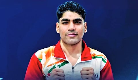 Aditya delivered a win at Asian Boxing Championships