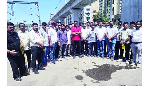 Ahmedabad railway track cleaned up