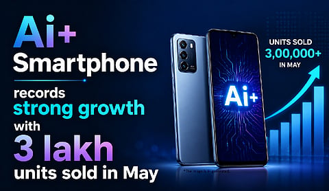Ai+ Smartphone records strong growth with 3 lakh units sold in May