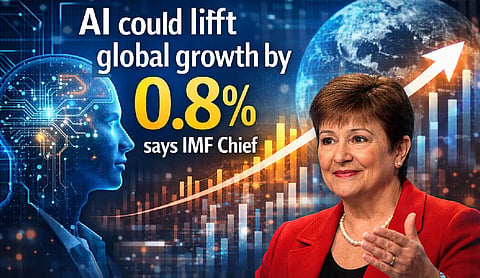 AI could lift global growth by 0.8%, says IMF Chief